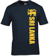 New 2019 Funny Custom Printed High Quality Personality T-Shirts Sri Lanka Summer New for Men Fashion Cotton T-Shirt 2024 - buy cheap