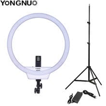 YongNuo-Anillo de luz YN608 para Selfie, 3200K ~ 5500K, temperatura bicolor, luz de vídeo LED remota inalámbrica con control remoto + soporte 2024 - compra barato