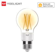 Yeelight Smart LED Filament Bulb 2700K 700 lumens 6W Wifi Smart Dimmable Light 220V Work with Homekit Xiaomi Mijia Alexa Siri 2024 - buy cheap