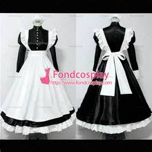 Sexy Sissy Maid Dress Satin Lockable Uniform Cosplay Costume Tailor-made[CK514] 2024 - buy cheap