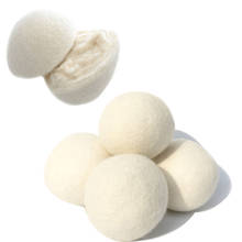 Bola de limpieza en seco para el hogar, Bola de lana de alta calidad, reutilizable, suavizante de fibra Natural, para lavadora 2024 - compra barato