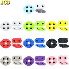 Jcd-10 conjuntos de botões condutores de borracha, com botão d-pad para jogos, meninos, silicone, selecionar teclado 2024 - compre barato