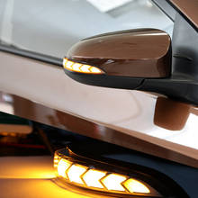 Luz LED de señal de giro dinámica, luz intermitente de agua corriente para Toyota Vios, Altis, Yaris, Corolla, Camry, Venza, Avalon 2024 - compra barato