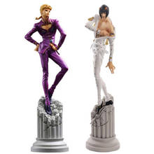 Anime jojo bizarre adventure 19 cm figura de ação em pvc, caneta esferográfica giovanna, coleção de jojo dourado, brinquedos 2024 - compre barato