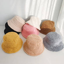 Shelkenley chapéu de pescador feminino, chapéu de lã de corvino e letras em cor sólida, chapéu de outono para mulheres, com top plano e casual 2024 - compre barato