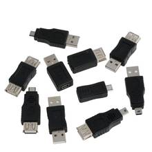 10pcs OTG 5 pin F/M mini changer adapter converter USB male to female micro USB 2024 - buy cheap