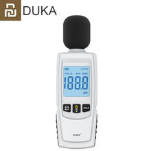 Youpin DUKA-Medidor de ruido de nivel de sonido Digital, Detector de decibelios, herramienta de diagnóstico, Senso inteligente, 30-130db 2024 - compra barato