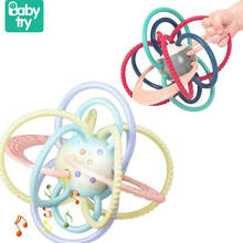 Baby Toys for 0 12 Months Toddler Baby Rattles for Infant Develop Hand Grab Early Learning Toy Ring Bell Sound Ball Teethers 2024 - buy cheap
