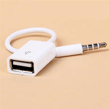 3,5mm macho AUX Audio Plug Jack a USB 2,0 hembra Cable conversor coche MP3 2024 - compra barato