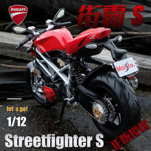 Maisto-modelo de motocicleta ducati street fighter s original, simulação autorizada, modelo de carro de brinquedo para colecionador 2024 - compre barato