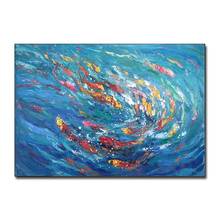 Modern Home Interior Wall Decor Heavy Textured Abstract Thick Hand-painted Oil Painting Wall Hangings Pictures Canvas Wall Art 2024 - buy cheap