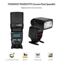 Yongnuo yn685ii ettl speedlight 2.4g sem fio sistema de rf câmera flash speedlite com display lcd para câmeras canon dslr 2024 - compre barato