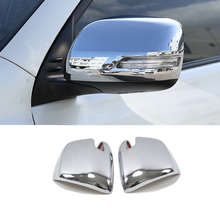 Cubierta de espejo retrovisor para coche, accesorios de estilo de 2 piezas, ABS cromado, para Toyota Prado FJ150 FJ 150 2014 a 2017 2024 - compra barato