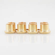 8pcs Noise Stopper 24K Gold Plated Copper RCA Plug Caps Top Quality  under inset 2024 - buy cheap