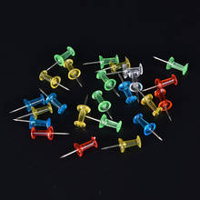 100PCS Push Pin Assorted Transparent Colorful Making Thumbtack Pins Cork Board Office School Stationery Accessories 2024 - buy cheap