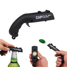 Creative Drink Corkscrew Flying Cap Launcher Bottle Portable  Gun Bar Tool  Beer  Opening  Shaped  Lids Shooter Bottle Opener 2024 - buy cheap