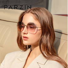 PARZIN Oversized Sunglasses Women Luxury Nylon Lens Party Polygon Square Sunglasses Brand Designer UV400 Goggle Gafas De Sol 2024 - buy cheap