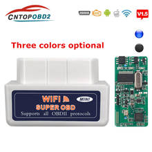 OBD2 Scanner Wifi ELM327 V1.5 PIC18F25K80 Chip ELM 327 Bluetooth V1.5 OBD II  Auto Diagnostic Tool For Android/IOS Code Reader 2024 - купить недорого