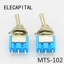 5pcs Mini MTS-102 3-Pin SPDT ON-ON 6A 125VAC Miniature Toggle Switches 2024 - buy cheap