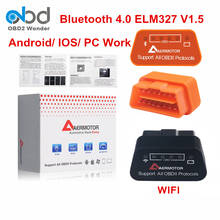 Aermotor ELM327 Bluetooth 4.0 Elm327 WIFI OBD2 V1.5 Auto Diagnostic Scanner ELM 327 Bluetooth 4 OBDII 1.5 For IOS Android PC 2024 - buy cheap