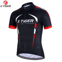 X-TIGER Summer Mountain Bicycle Clothing 100% Polyester Cycling Jersey Maillot Racing Bike Clothes Cycling Clothing 2024 - buy cheap