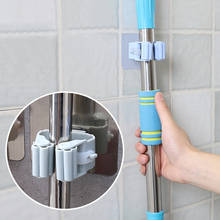 Wall Mounted Hanger Organizer 1Pc Mop Broom Holder No-slip Gripper Self for Hanger Mop Hook Racks Kitchen Bathroom Adhesive 2024 - buy cheap