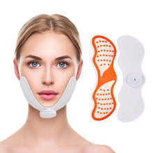 EMS Face Lifting Tool With Gel Pads Pulse Stimulation Slimming Massage Double Chin V Shape Exerciser Cavitation Machine Stickers 2024 - buy cheap