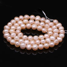 Natural Pearl Bead Round Shape 4-8mm 100% Natural Pearls for Charms Jewelry Making DIY Necklace Bracelet Findings 2024 - buy cheap