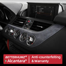 Alcantara capa adesiva para painel do carro, para bmw z4 e89 2004-2012 controle central e acessórios decorativos para interiores 2024 - compre barato