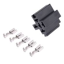 40A 5 Pin Relay Connector Socket with 5 x 6.3mm Terminals Car Truck Vehicle Relay Case Holder 2024 - buy cheap