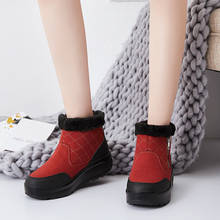 Plus Size Winter Women's Sneakers Snow Boots Woman Warm Skidproof Chunky Boots Femme Fashion Ankle Sneakers Women Platform Shoes 2024 - buy cheap