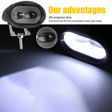2Pcs Led Headlight Led Motorcycle Driving Lights Spot Beam 4'' 20W Fog Auxiliary Lights Work Pods For Trucks Cars Jeep Off Road 2024 - buy cheap