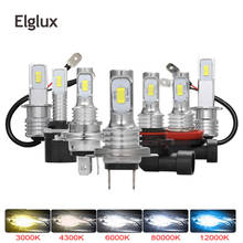 Faros LED antiniebla para coche, bombillas de 12V, 24V, 6500K, H3, H7, H4, H11, H1, 2000LM, 2 uds. 2024 - compra barato