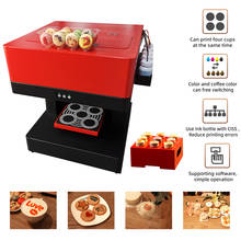 New Upgraded 4 Cups Coffee Printer with Edible Ink CISS Selfie Photo Coffee Printer for Biscuits Macaroon Food Printing Machine 2024 - buy cheap