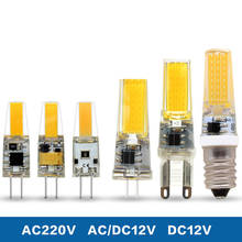 10pcs LED G4 Lamp Bulb 6w 9w AC/DC 12V 220V DC12V G9 E14 COB SMD LED Lighting Lights Replace Halogen Spotlight Chandelier 2024 - buy cheap