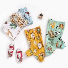 Baby Pants Cartoon Children's Clothing Spring&autumn Newborn Trousers 100% Cotton Baby Sports Pants Baby Sleep Pants 2024 - buy cheap