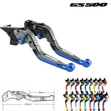 For Suzuki GS500 GS 500 adjustable motorcycle brake clutch lever with logo titanium alloy CNC 1989-2008 2003 2004 2005 2006 2007 2024 - buy cheap