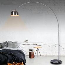 Creative Stainless Steel Led Floor Lamp Fishing Standing Lamp for Living Room Standing Lamp Bedroom Study Lampara Pie Fixture 2024 - buy cheap