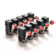 10Pcs/Set Mini 3-Pin Tact Switch KW12-3 5A 250V Round Handle Clock Microswitch 2024 - buy cheap