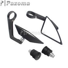 Motocicleta 7/8 "1" guiador barra end espelhos para honda yamaha suzuki kawasaki triângulo personalizado espelhos plug on espelhos retrovisores 2024 - compre barato