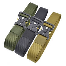 Tactical Waist Belt Nylon Metal Buckle Adjustable Heavy Duty Military Training Waist Support Hunting Wargame Airsoft Combat Belt 2024 - buy cheap