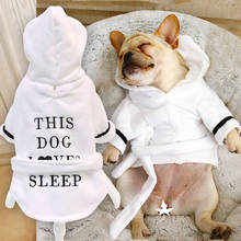 Cute Dog Pajamas Pet Puppy Clothes Clothing Soft Pets Dogs Cat Coat Costume For Small Medium Dogs Chihuahua French Bulldog Pug 2024 - купить недорого
