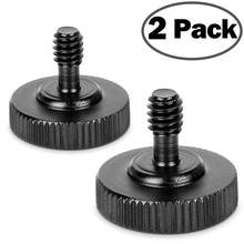 Thumb Screw Camera Quick Release 1/4 inch Thumbscrew L Bracket Screw Mount Adapter Bottom 1/4 inch-20 Female Thread (Pack of 2) 2024 - buy cheap