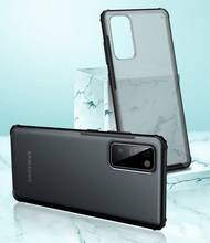 Funda mate a la moda para Samsung Galaxy S20 Fan Edition EF, funda trasera transparente para teléfono Galaxy Note 20 Ultra S10E S20 Plus 10 2024 - compra barato