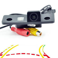 Variable Parking Line Dynamic Trajectory Tracks Car Rear View Parking Backup Camera for VW Skoda Octavia NIGHT waterproof 2024 - buy cheap