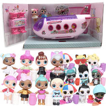 LOL Surprise House-muñecos originales de avión, figuras de Anime, colección de modelos de avión, regalos de cumpleaños DIY para niña 2024 - compra barato