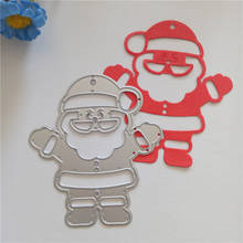 Christmas Santa Claus Cutting Dies for DIY Scrapbook Handmade Paper Craft Metal steel Template Merry Christmas Dies 2 pcs 71*80 2024 - buy cheap