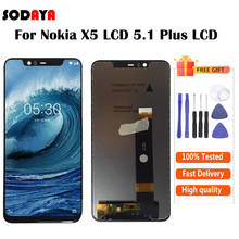 5.8" For Nokia 5.1 Plus LCD Display Touch Screen Digitizer For Nokia X5 LCD Display Full Assembly Replacement Parts 2024 - buy cheap