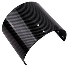Universal Car Air Intake Cone Cover Heat Shield Fit for 2.5" -5.5" Air Filter Stainless steel Carbon Fiber Texture 2024 - buy cheap