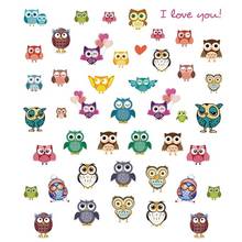 5 Sheet Mix Owl Nail Art Water Transfer Decal Sticker For Nail Art Tattoo #279586 2024 - buy cheap